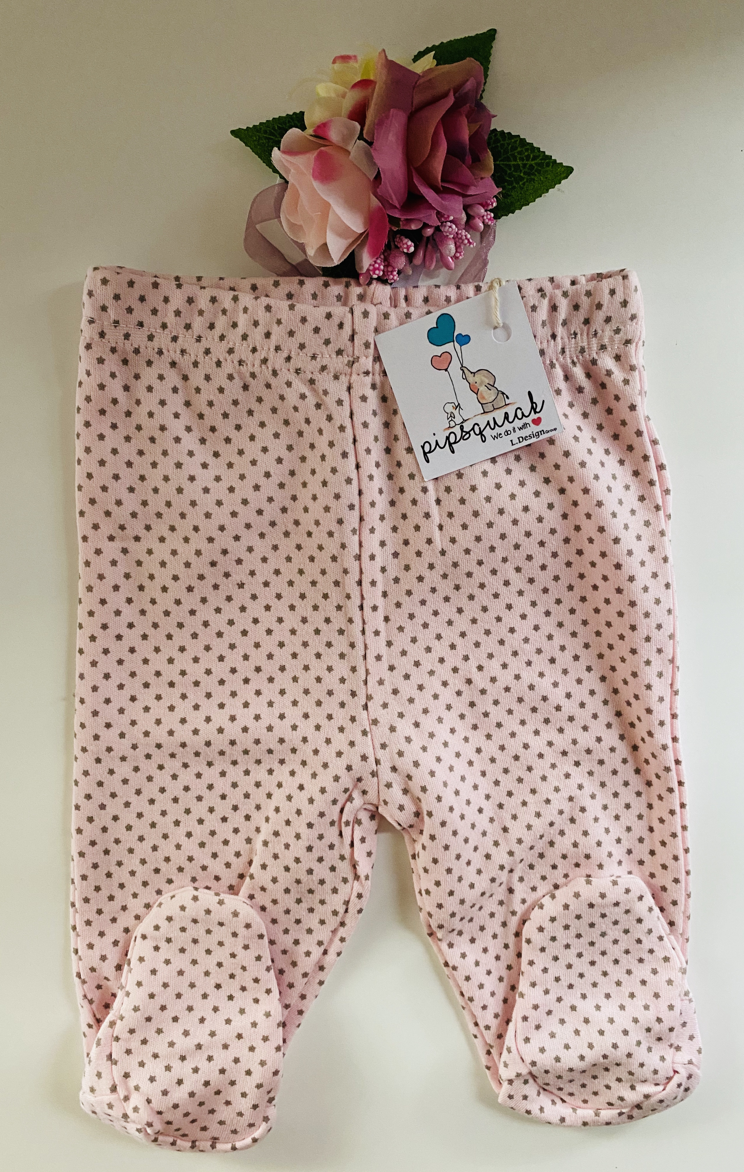infant-tights-pink-grey-polkadots